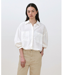 Sophia Linen Shirt [Ivory]