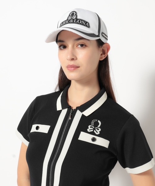 MARK & LONA(マークアンドロナ)の「Blur Sign Spectrum Cap | MEN and WOMEN(キャップ・メンズ・ブラック/ホワイト・FREE)」の1枚目の写真