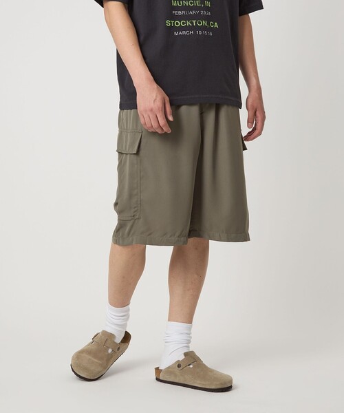 A DAY IN THE LIFE UNITED ARROWS(アデイインザライフユナイテッドアローズ)の「ドレープツイル カーゴ ショーツ<A DAY IN THE LIFE>(その他パンツ・メンズ・ブラック/オリーブ・M/L)」の6枚目の写真
