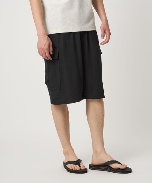 A DAY IN THE LIFE UNITED ARROWS(アデイインザライフユナイテッドアローズ)の「ドレープツイル カーゴ ショーツ<A DAY IN THE LIFE>(その他パンツ・メンズ・ブラック/オリーブ・M/L)」の7枚目の写真