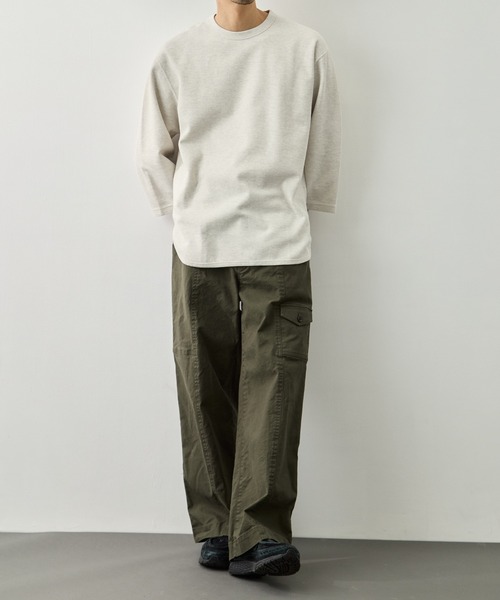 PUBLIC TOKYO(パブリックトウキョウ)の「【PUBLIC TOKYO 】コットンサージベイカーパンツ(カーゴパンツ・メンズ・ネイビー/カーキ・2/1)」の9枚目の写真