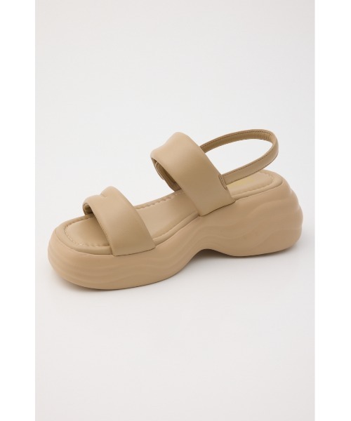 STACCATO(スタッカート)の「ミンネパッファーサンダル(サンダル・レディース・ベージュ/ブラック・22.5cm/23cm/23.5cm/24cm/24.5cm)」の6枚目の写真