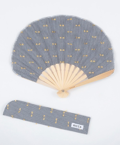 TIMELESS COMFORT（タイムレスコンフォート）の「RICCA（リッカ）ナビー扇子（扇子/うちわ・レディース・ブルー/ブラック・ONE SIZE）」の3枚目の写真
