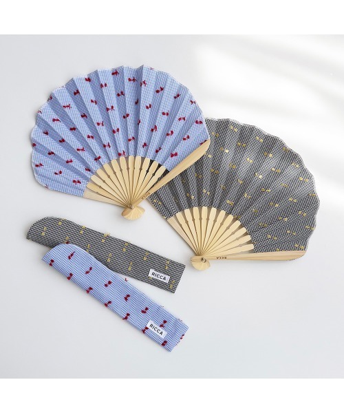 TIMELESS COMFORT（タイムレスコンフォート）の「RICCA（リッカ）ナビー扇子（扇子/うちわ・レディース・ブルー/ブラック・ONE SIZE）」の6枚目の写真