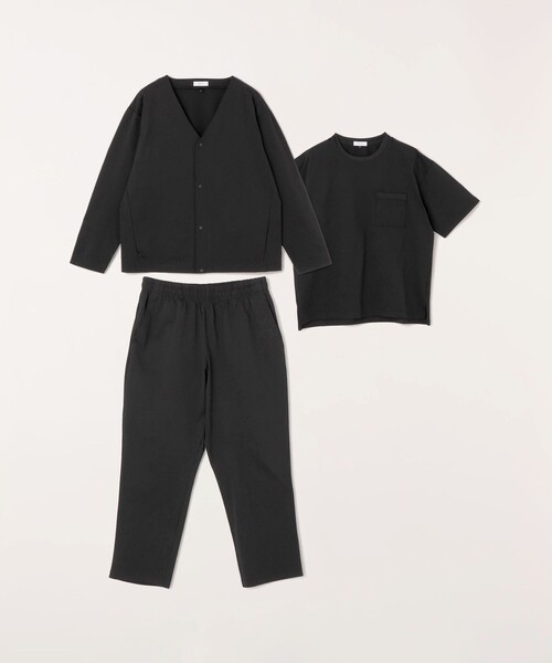 SHIPS any(シップス エニィ)の「【WEB限定】SHIPS any:〈吸水速乾/UVカット〉3点セットアップ Tシャツ+カーディガン+パンツ◇(Tシャツ/カットソー・メンズ・ブラック/グレー/オリーブ・MEDIUM/X-LARGE/LARGE)」の6枚目の写真