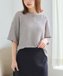 LAVEANGE | 楊柳ラウンドヘムカットプルオーバー(Tシャツ/カットソー)