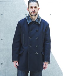 【NEIGHBORHOOD 】 美品☆ピーコート　 オリーブL MR.OLIVE｜ミスターオリーブのピーコート（無地）通販 - ZOZOTOWN