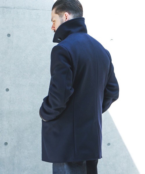 MR.OLIVE(ミスターオリーブ)の「CLASSIC WOOL MELTON / IRONCLAD PEA COAT /M263132(ピーコート・メンズ・ネイビー・LARGE/MEDIUM/SMALL)」の4枚目の写真