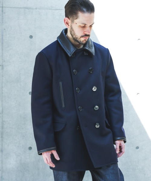 MR.OLIVE(ミスターオリーブ)の「CLASSIC WOOL MELTON / IRONCLAD PEA COAT /M263132(ピーコート・メンズ・ネイビー・LARGE/MEDIUM/SMALL)」の7枚目の写真
