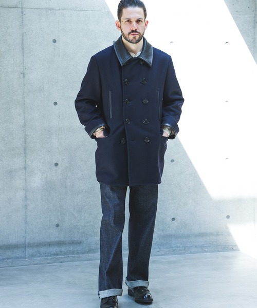 MR.OLIVE(ミスターオリーブ)の「CLASSIC WOOL MELTON / IRONCLAD PEA COAT /M263132(ピーコート・メンズ・ネイビー・LARGE/MEDIUM/SMALL)」の8枚目の写真