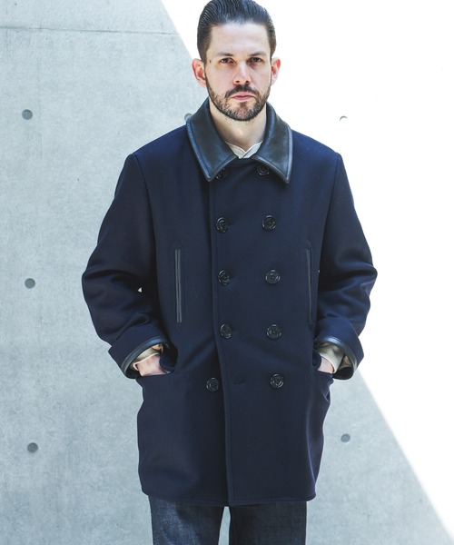 MR.OLIVE(ミスターオリーブ)の「CLASSIC WOOL MELTON / IRONCLAD PEA COAT /M263132(ピーコート・メンズ・ネイビー・LARGE/MEDIUM/SMALL)」の9枚目の写真