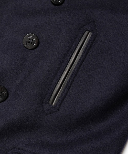 MR.OLIVE(ミスターオリーブ)の「CLASSIC WOOL MELTON / IRONCLAD PEA COAT /M263132(ピーコート・メンズ・ネイビー・LARGE/MEDIUM/SMALL)」の14枚目の写真