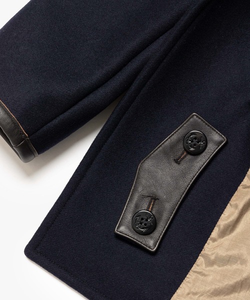 MR.OLIVE(ミスターオリーブ)の「CLASSIC WOOL MELTON / IRONCLAD PEA COAT /M263132(ピーコート・メンズ・ネイビー・LARGE/MEDIUM/SMALL)」の17枚目の写真
