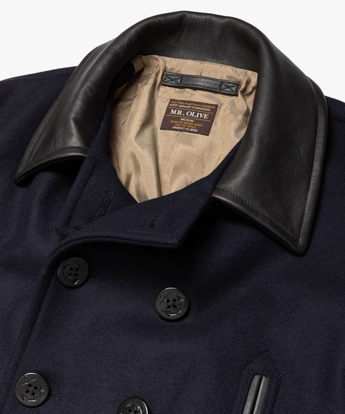 MR.OLIVE(ミスターオリーブ)の「CLASSIC WOOL MELTON / IRONCLAD PEA COAT /M263132(ピーコート・メンズ・ネイビー・LARGE/MEDIUM/SMALL)」の19枚目の写真