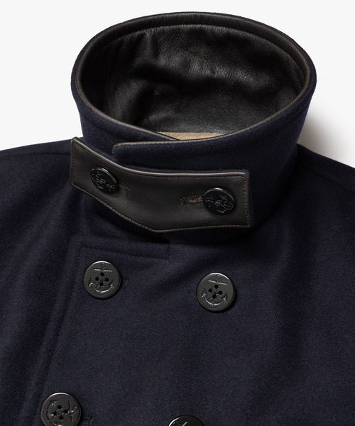 MR.OLIVE(ミスターオリーブ)の「CLASSIC WOOL MELTON / IRONCLAD PEA COAT /M263132(ピーコート・メンズ・ネイビー・LARGE/MEDIUM/SMALL)」の20枚目の写真
