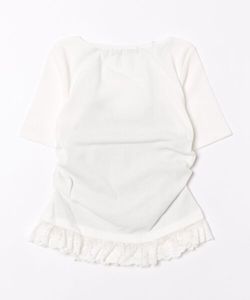 GORGE(ゴージ)の「《ラインストーンロゴ×レースレイヤード》カットソー/フェミニン×Y2K/春夏秋/全3色(Tシャツ/カットソー・レディース・オフホワイト/グレー/ブラック・F)」の20枚目の写真