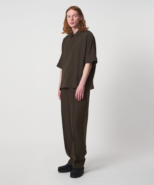 UNITED ARROWS & SONS by DAISUKE OBANA(ユナイテッドアローズアンドサンズバイダイスケオバナ)の「<D.O UNITED ARROWS BY DAISUKE OBANA>Ⅰ COL CR REG PANTS 26SS/イージーパンツ(その他パンツ・メンズ・ダークブラウン・S/L/M/XL)」の3枚目の写真