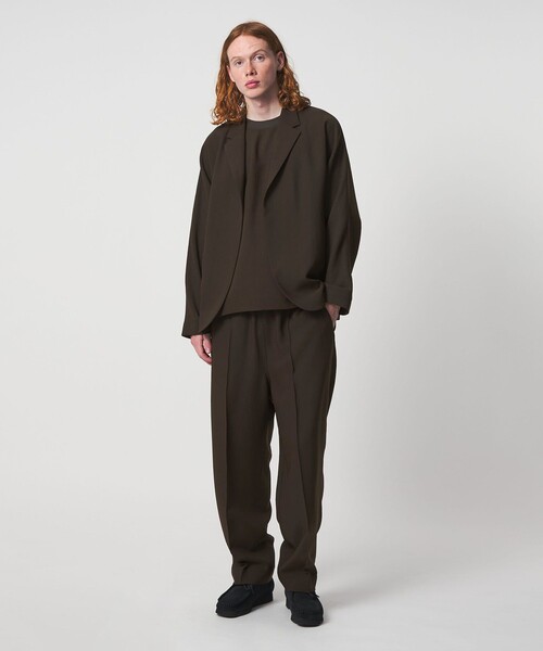 UNITED ARROWS & SONS by DAISUKE OBANA(ユナイテッドアローズアンドサンズバイダイスケオバナ)の「<D.O UNITED ARROWS BY DAISUKE OBANA>Ⅰ COL CR REG PANTS 26SS/イージーパンツ(その他パンツ・メンズ・ダークブラウン・S/L/M/XL)」の4枚目の写真
