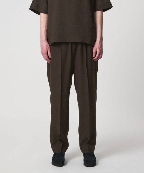 UNITED ARROWS & SONS by DAISUKE OBANA(ユナイテッドアローズアンドサンズバイダイスケオバナ)の「<D.O UNITED ARROWS BY DAISUKE OBANA>Ⅰ COL CR REG PANTS 26SS/イージーパンツ(その他パンツ・メンズ・ダークブラウン・S/L/M/XL)」の5枚目の写真
