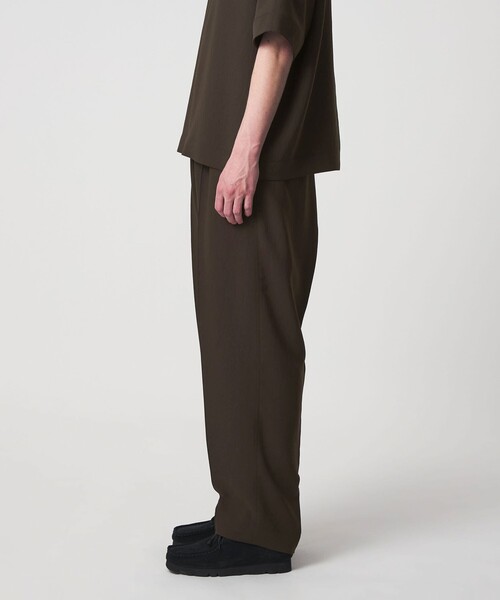 UNITED ARROWS & SONS by DAISUKE OBANA(ユナイテッドアローズアンドサンズバイダイスケオバナ)の「<D.O UNITED ARROWS BY DAISUKE OBANA>Ⅰ COL CR REG PANTS 26SS/イージーパンツ(その他パンツ・メンズ・ダークブラウン・S/L/M/XL)」の6枚目の写真