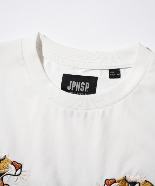 TAION(タイオン)の「TAION / タイオン TIGER EMB SS TEE <JAPAN SPECIAL> (TS01JS-PR01A)(Tシャツ/カットソー・メンズ・ブラック/ホワイト・MEDIUM/LARGE/X-LARGE)」の8枚目の写真