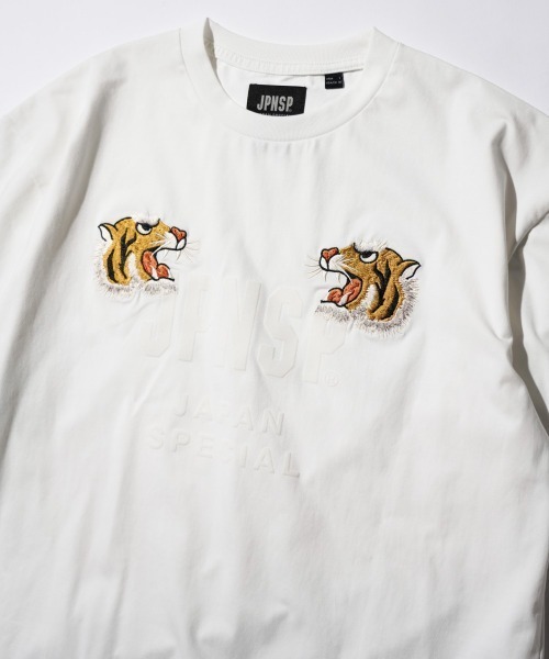 TAION(タイオン)の「TAION / タイオン TIGER EMB SS TEE <JAPAN SPECIAL> (TS01JS-PR01A)(Tシャツ/カットソー・メンズ・ブラック/ホワイト・MEDIUM/LARGE/X-LARGE)」の9枚目の写真