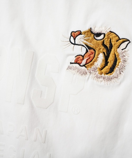 TAION(タイオン)の「TAION / タイオン TIGER EMB SS TEE <JAPAN SPECIAL> (TS01JS-PR01A)(Tシャツ/カットソー・メンズ・ブラック/ホワイト・MEDIUM/LARGE/X-LARGE)」の10枚目の写真