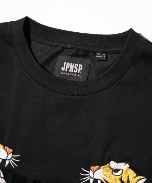 TAION(タイオン)の「TAION / タイオン TIGER EMB SS TEE <JAPAN SPECIAL> (TS01JS-PR01A)(Tシャツ/カットソー・メンズ・ブラック/ホワイト・MEDIUM/LARGE/X-LARGE)」の15枚目の写真