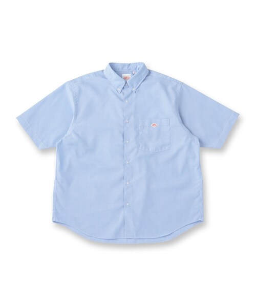 DRESSTERIOR(ドレステリア)の「DANTON(ダントン)ドットボタン ボタンダウンシャツ ショートスリーブ(シャツ/ブラウス・メンズ・ホワイト/ブラック系1/ブルー系6/ブルー・38/40/42)」の3枚目の写真