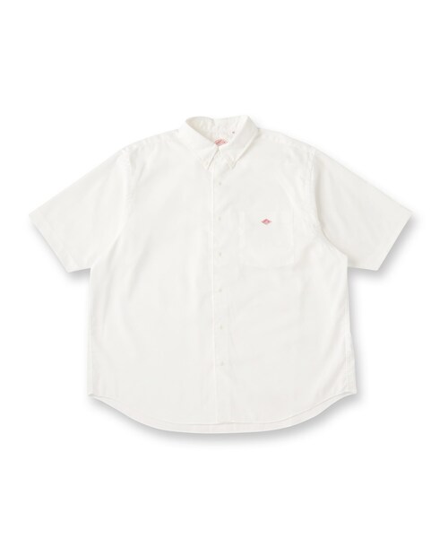 DRESSTERIOR(ドレステリア)の「DANTON(ダントン)ドットボタン ボタンダウンシャツ ショートスリーブ(シャツ/ブラウス・メンズ・ホワイト/ブラック系1/ブルー系6/ブルー・38/40/42)」の5枚目の写真