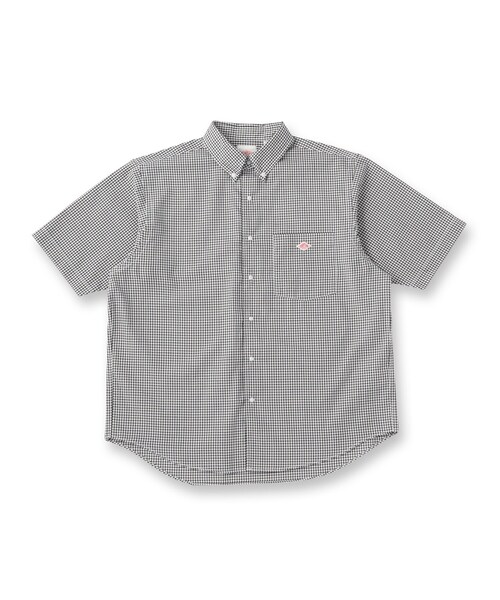 DRESSTERIOR(ドレステリア)の「DANTON(ダントン)ドットボタン ボタンダウンシャツ ショートスリーブ(シャツ/ブラウス・メンズ・ホワイト/ブラック系1/ブルー系6/ブルー・38/40/42)」の6枚目の写真