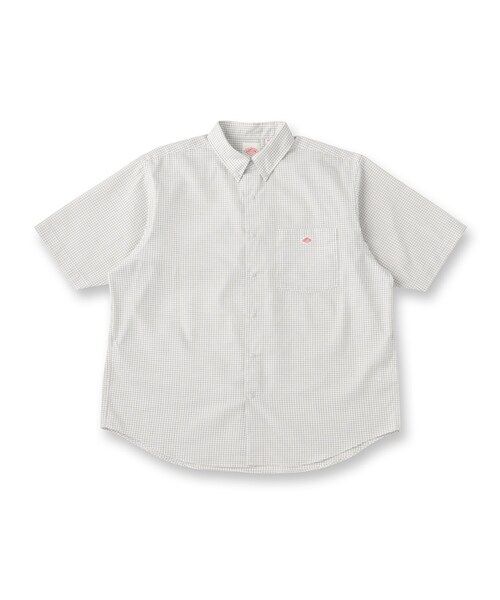 DRESSTERIOR(ドレステリア)の「DANTON(ダントン)ドットボタン ボタンダウンシャツ ショートスリーブ(シャツ/ブラウス・メンズ・ホワイト/ブラック系1/ブルー系6/ブルー・38/40/42)」の7枚目の写真