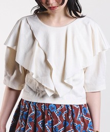 ROSE BUD | mici/RAFFLE LACE UP TOP(Tシャツ/カットソー)