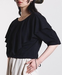 mici/RAFFLE LACE UP TOP