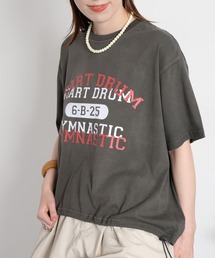 cepo | 日焼け加工ドロストショートスリーブTee(Tシャツ/カットソー)