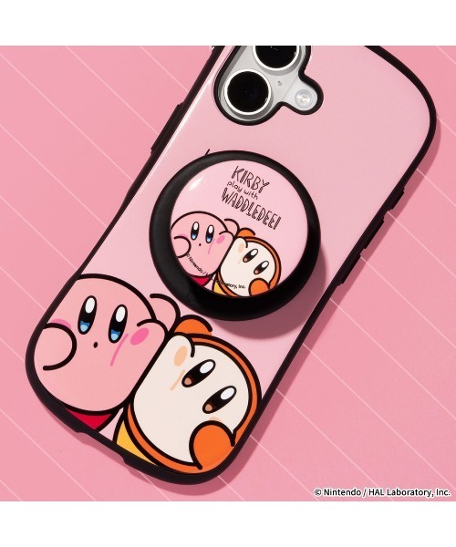 カービィ play with ワドルディ iFace Grip Holder スマホグリップ