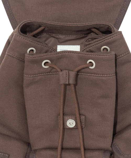 THECOLDESTMOMENT(ザコールデストモーメント)の「TCM 3 pocket sweat backpack (brown)(バックパック/リュック・レディース・その他・OS)」の3枚目の写真