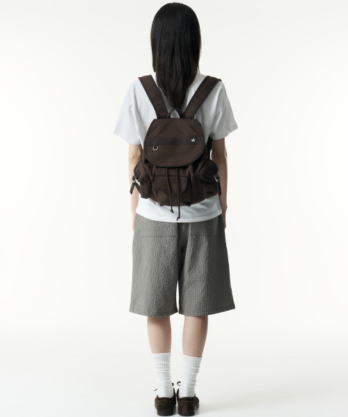 THECOLDESTMOMENT(ザコールデストモーメント)の「TCM 3 pocket sweat backpack (brown)(バックパック/リュック・レディース・その他・OS)」の6枚目の写真