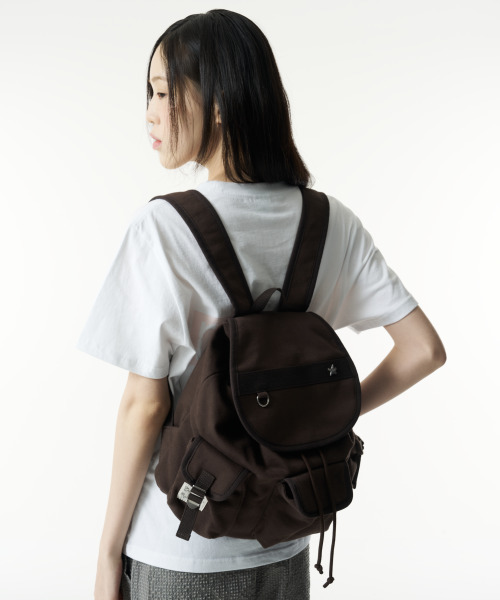 THECOLDESTMOMENT(ザコールデストモーメント)の「TCM 3 pocket sweat backpack (brown)(バックパック/リュック・レディース・その他・OS)」の8枚目の写真