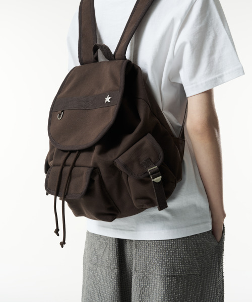 THECOLDESTMOMENT(ザコールデストモーメント)の「TCM 3 pocket sweat backpack (brown)(バックパック/リュック・レディース・その他・OS)」の2枚目の写真