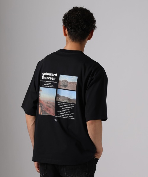 BAYFLOW(ベイフロー)の「【接触冷感】フォトクールTシャツ(Tシャツ/カットソー・メンズ・ホワイト/ブラック/セージグリーン・MEDIUM/LARGE)」の2枚目の写真
