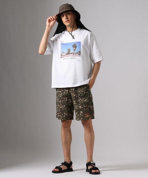 BAYFLOW(ベイフロー)の「【接触冷感】フォトクールTシャツ(Tシャツ/カットソー・メンズ・ホワイト/ブラック/セージグリーン・MEDIUM/LARGE)」の4枚目の写真