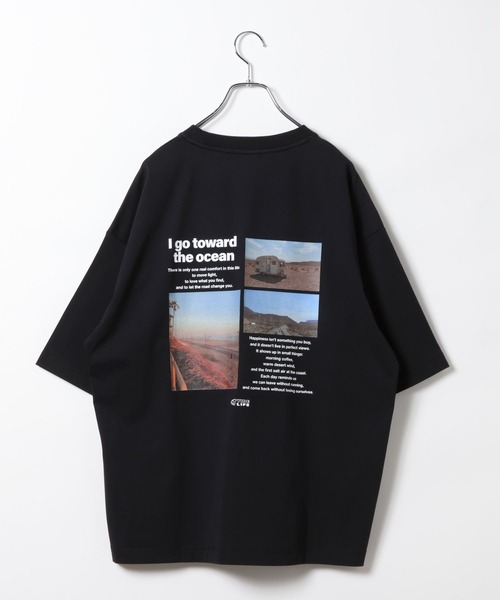 BAYFLOW(ベイフロー)の「【接触冷感】フォトクールTシャツ(Tシャツ/カットソー・メンズ・ホワイト/ブラック/セージグリーン・MEDIUM/LARGE)」の14枚目の写真
