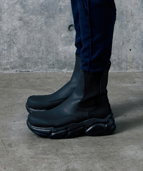 VIRGOwearworks(ヴァルゴウェアワークス)の「SIDE GORE BLADE BOOTS(ブーツ・メンズ・ブラック・2/3/4)」の8枚目の写真