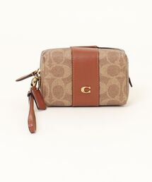 COACH | エッセンシャル ミニ コスメティック ポーチ・シグネチャー キャンバス(ポーチ)