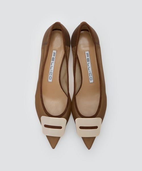 PELLICO(ペリーコ)の「ANIMA アネッリフィッビア チュール パンプス 3.5cm BROWN(パンプス・レディース・ブラウン・37.5/37/36.5/36/35.5/35/38)」の3枚目の写真