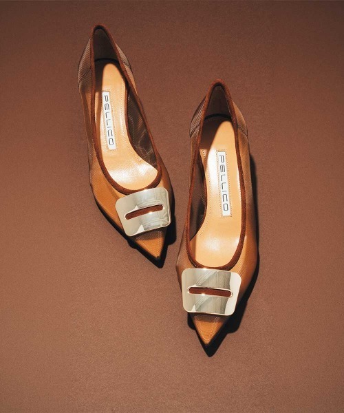 PELLICO(ペリーコ)の「ANIMA アネッリフィッビア チュール パンプス 3.5cm BROWN(パンプス・レディース・ブラウン・37.5/37/36.5/36/35.5/35/38)」の8枚目の写真