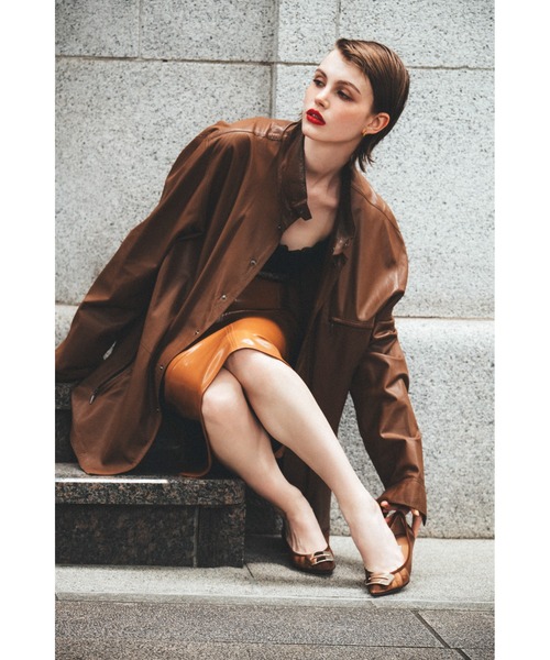 PELLICO(ペリーコ)の「ANIMA アネッリフィッビア チュール パンプス 3.5cm BROWN(パンプス・レディース・ブラウン・37.5/37/36.5/36/35.5/35/38)」の14枚目の写真
