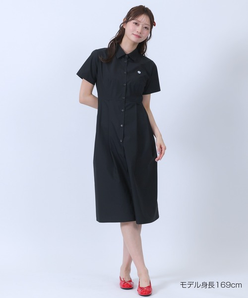 MARY QUANT｜マリークワントのシャツワンピース（ブラック/黒色系