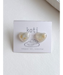 【koti】Sulo mist heart ピアス(MA)